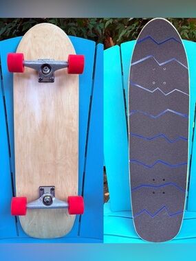 Refurbished Vintage Z-Flex Complete Longboard 9.5” - Stage 9 Independent Trucks